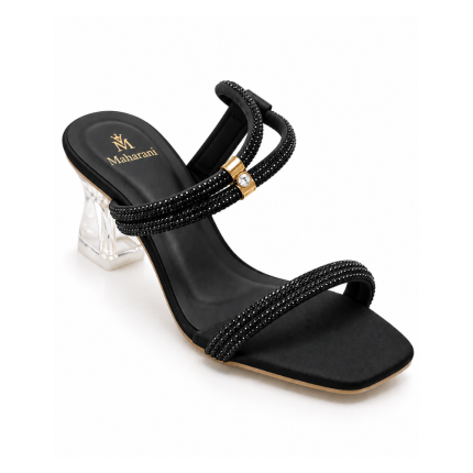 Crystal Arc Heels Midnight Black
