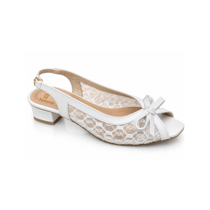Lace Bow Slingback